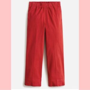 J Crew Astrid chino in red - NWT